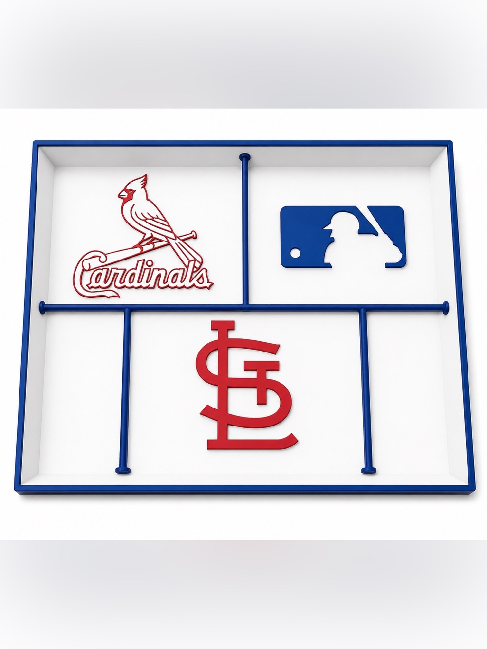 St Louis Cardinals MLB Pocket Dump Tray - For Keys, Wallet, Money, Etc